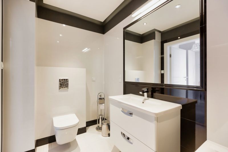 Wide Picture of a Modern Bathroom